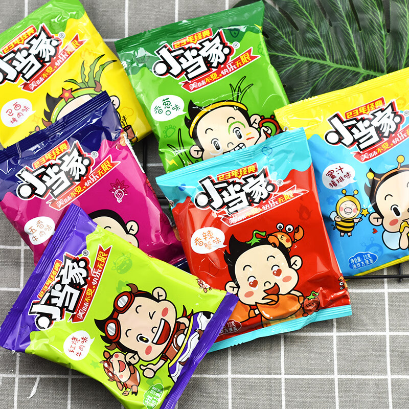 统一小当家干脆面整箱方便面统一怀旧干吃面脆脆面多口味 小当家混合