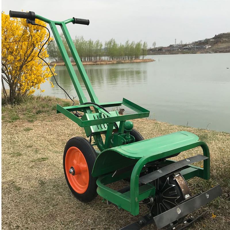 墨薰槿澜郜电动除草机小型多功能除草机农用多地形手扶锄草机充电式