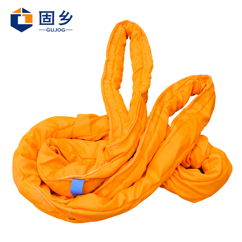 固乡 圆形吊装带起重绳1吨(彩色)1米6m环形吊车尼龙圆套3t5柔性吊带