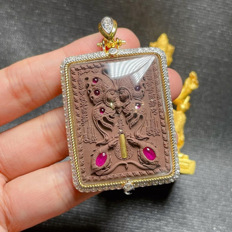 亚梵尼泰国真品佛牌古巴杰士纳蝴蝶梦系列梦蝶吊坠项链泰国直发