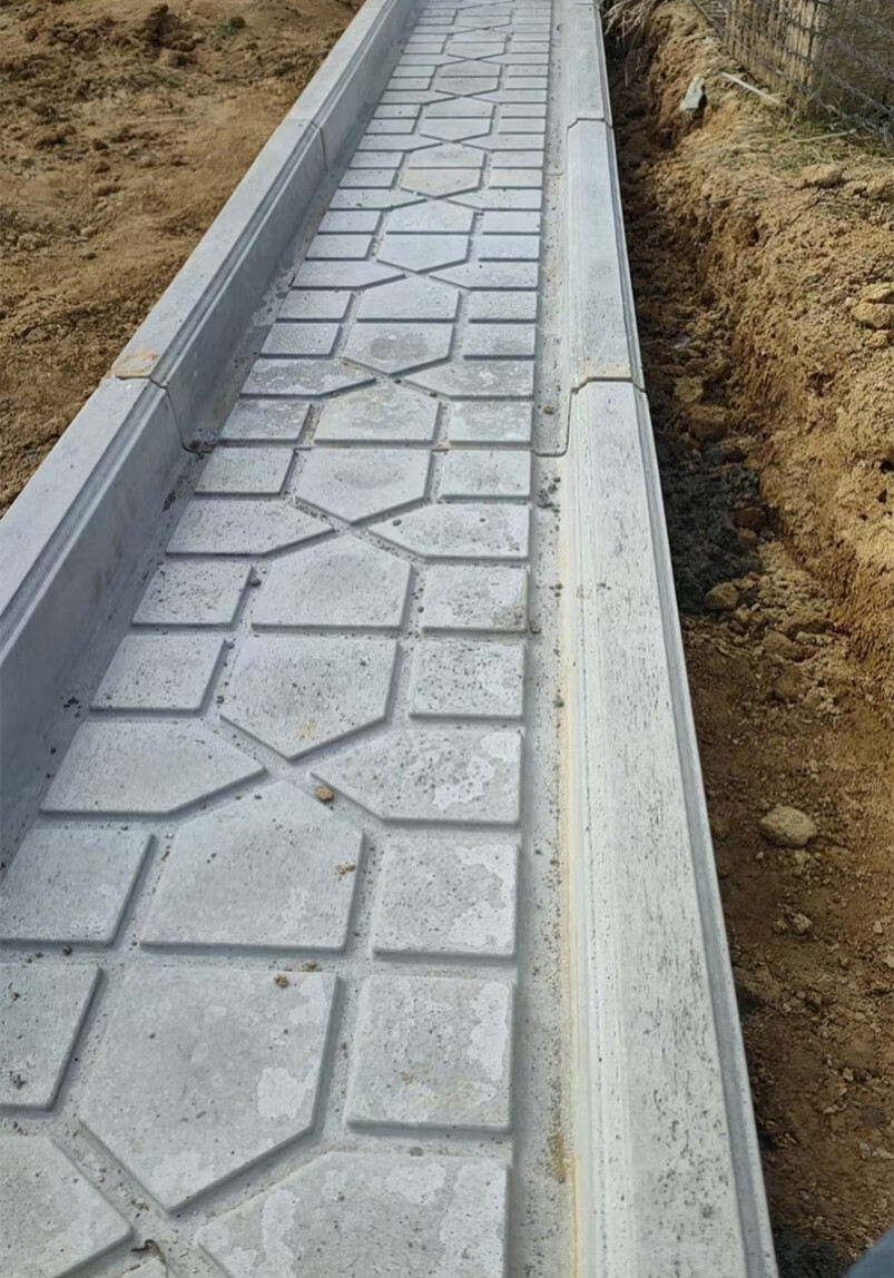 普若德围边石水泥菜地沟板菜园地庭院共享围栏庭院花园沿路成品建设