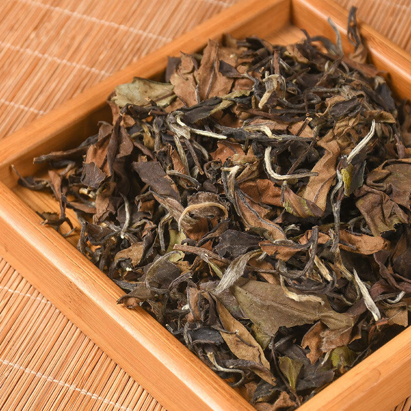 皇茅年贡眉白茶福鼎福建老白茶高山茶叶老散茶礼盒装枣香香 400g