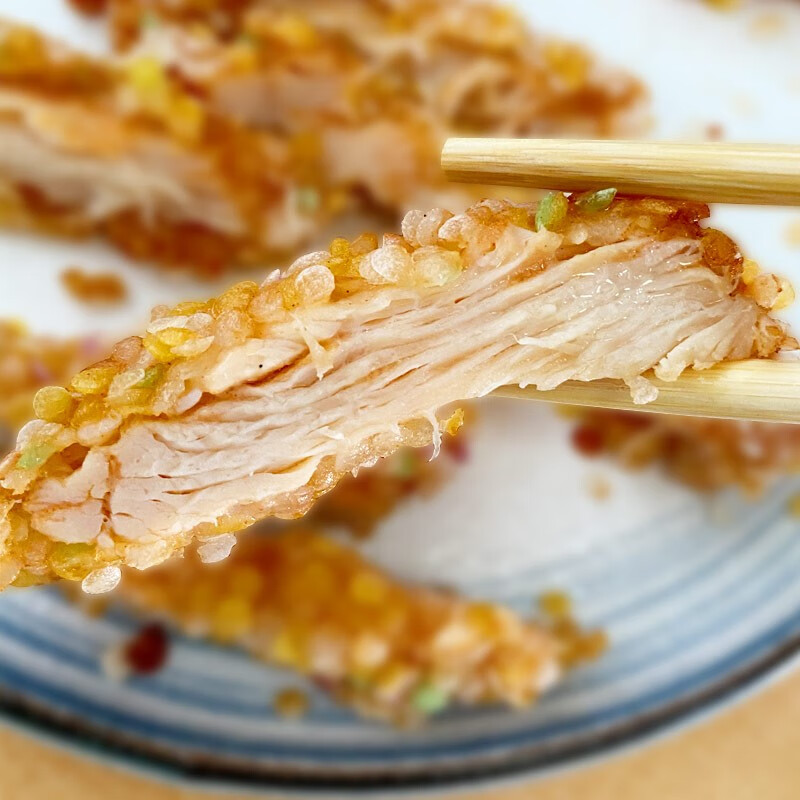 2kg手工整片鸡胸肉半成品非正新汉堡鸡排生鲜鸡肉块9-10片装 400g*3袋