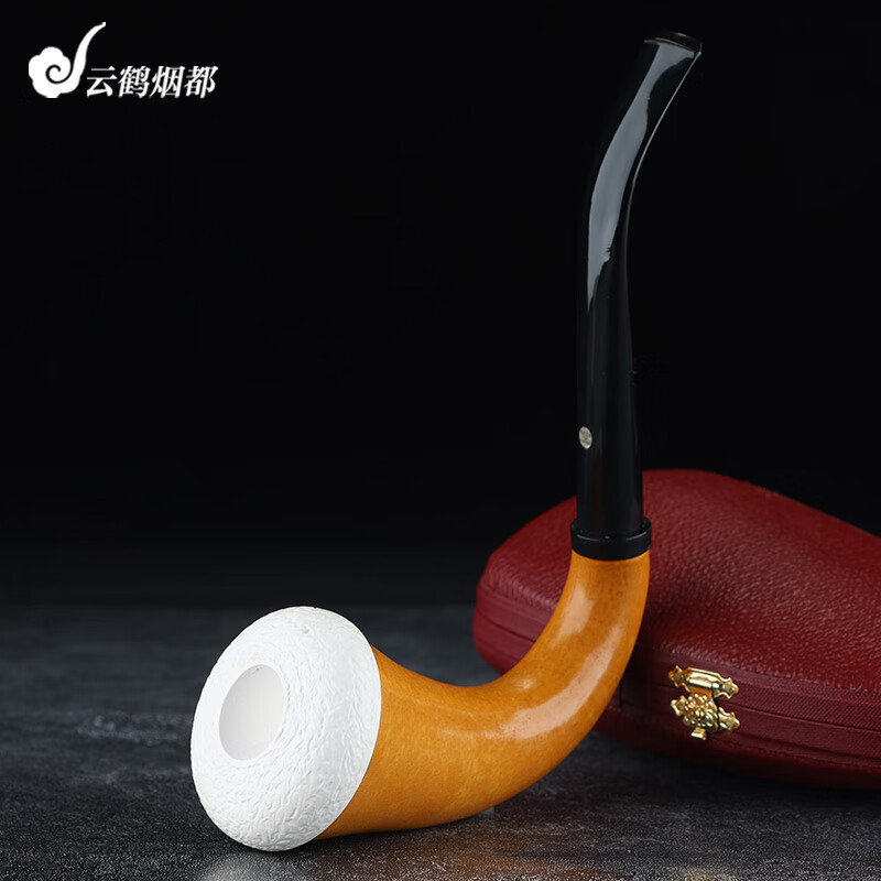 云鹤烟都云鹤烟都土耳其进口cpw海泡石葫芦烟斗纯手工男士 cpw葫芦斗