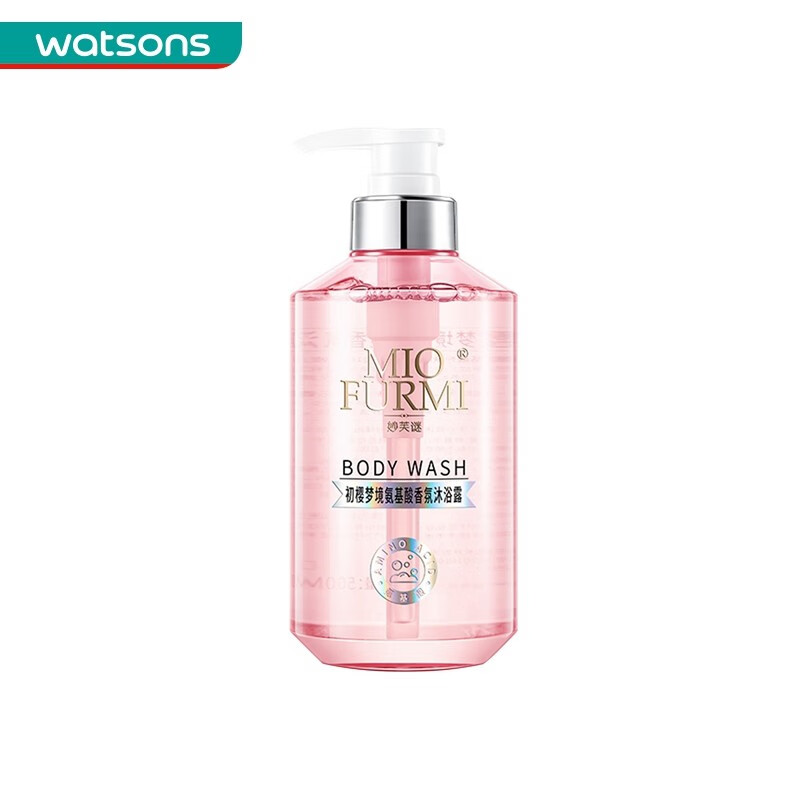 屈臣氏(Watsons)屈臣氏妙芙谜氨基酸香氛沐浴露留香500ml 初樱梦境