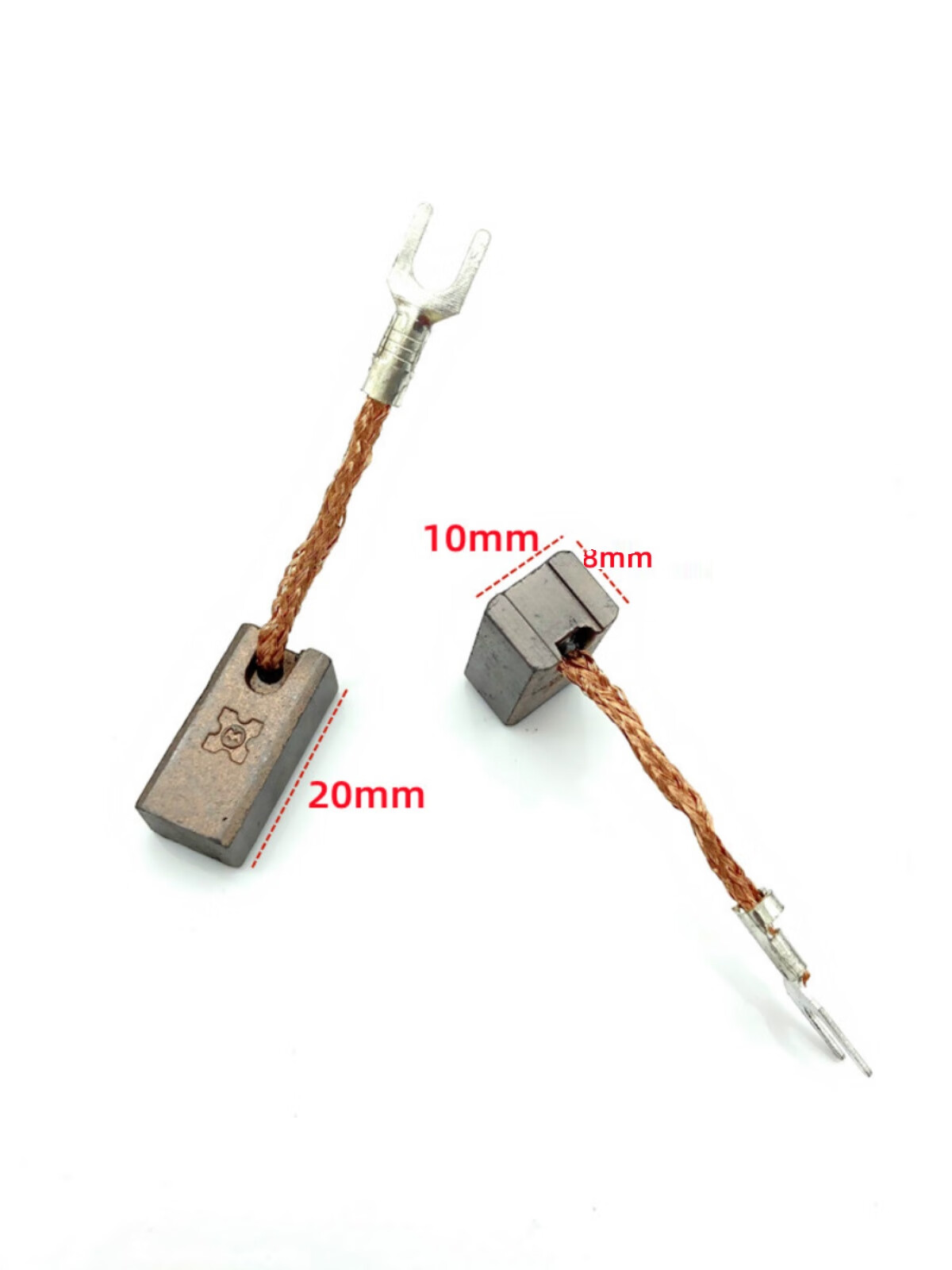 汽车雨刮器暖风扇电瓶车直流电机马达碳刷3*4*5*6*7*8*9*10*11*12 7*