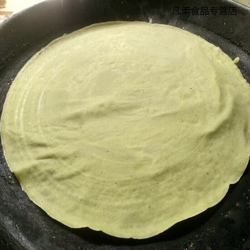 新鲜湿豆丝湖北豆皮子特产绿豆豆丝孝感武汉黄陂豆折3斤小吃b1