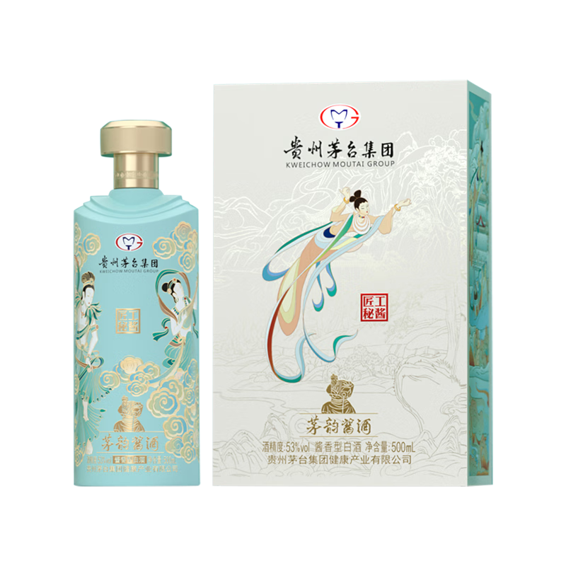 茅台 贵州茅台集团  飞天仕女图 53度酱香型白酒 宴请送礼 53度 500ml