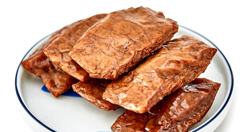 悦萝烤肉豆腐干手撕素肉夹肉250g装办公室休闲零食好吃的猪肉干 豆干