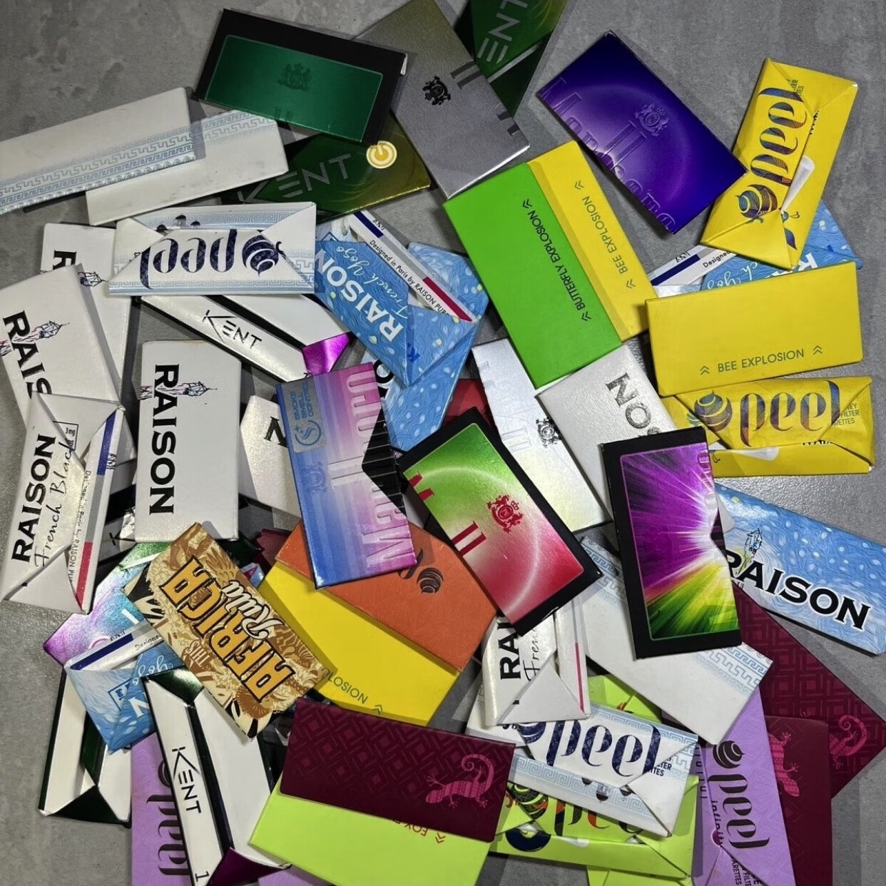 百乐芬seven stars日本进口烟peel百乐进口烟和平铁盒罐外国烟盒