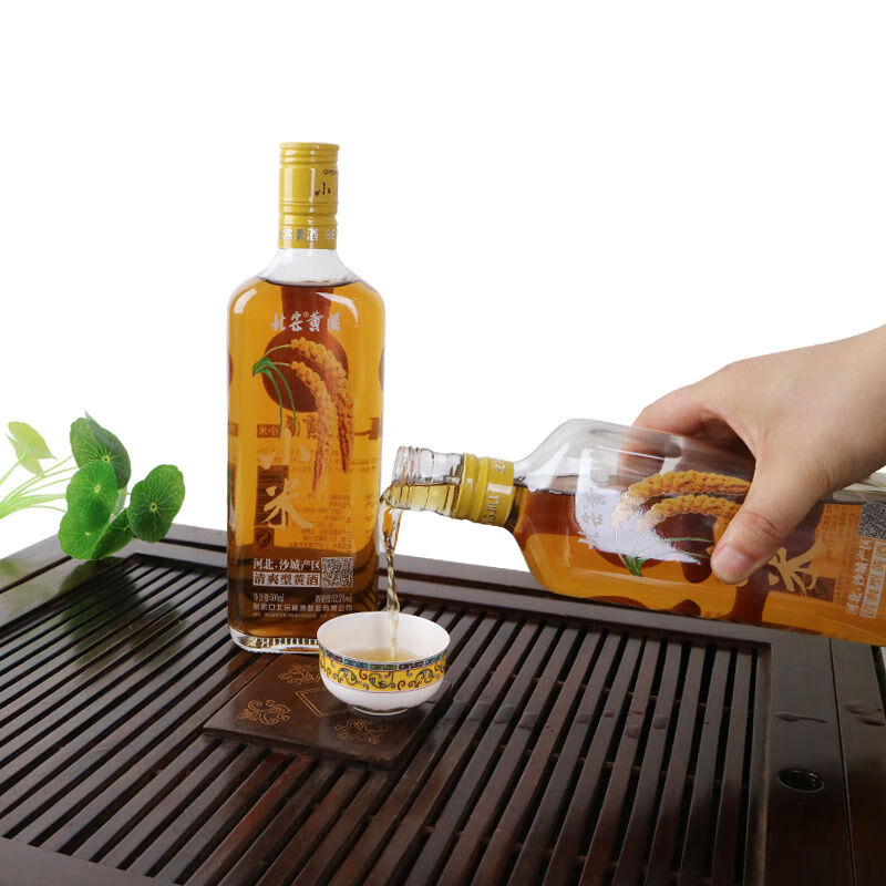 菁亦莎 张家口北宗黄酒 整箱礼盒500ml6瓶 小米酿造12.