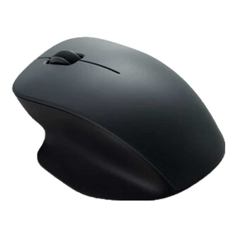 【8成新】小米无线鼠标舒适版  无线2.4G轻音办公小巧便携mac笔记本台式机 非对称造型 深空黑