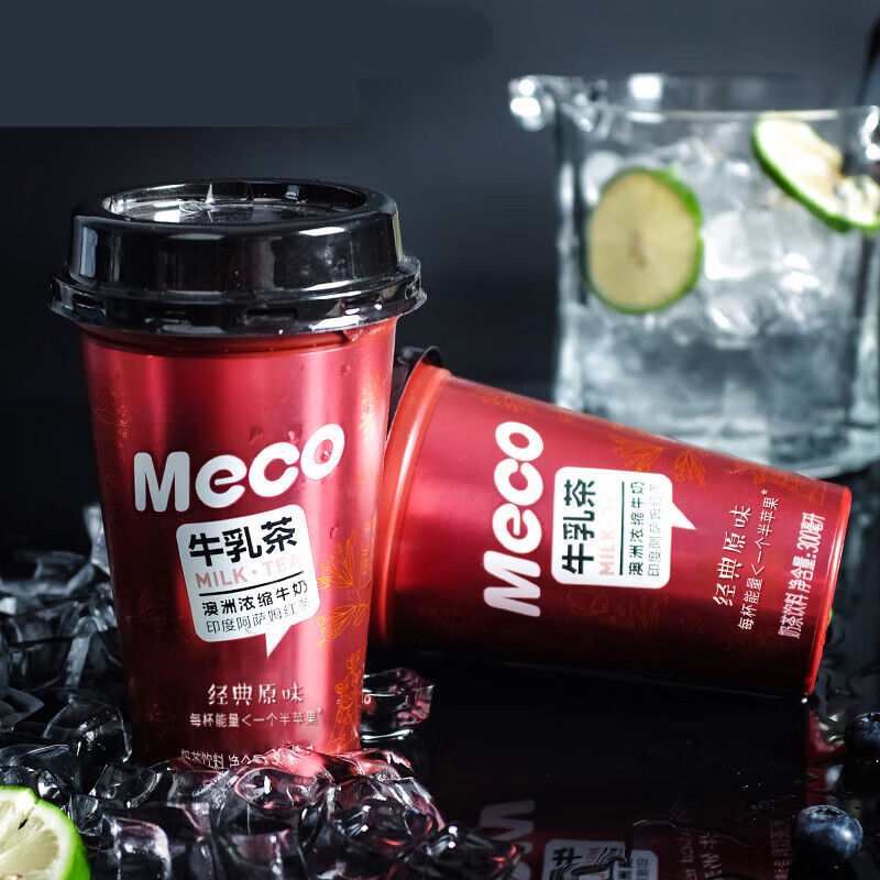 meco蜜谷即饮牛乳茶下午茶饮料整箱6杯装 meco牛乳茶