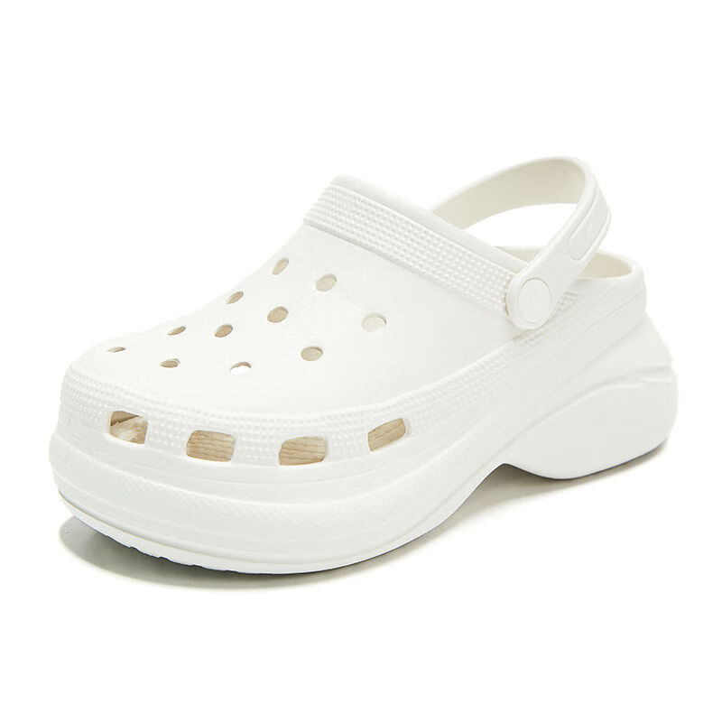 索涉(suoshe)大头鞋凉鞋夏季凉拖包头拖鞋大头高跟洞洞鞋女款夏2023