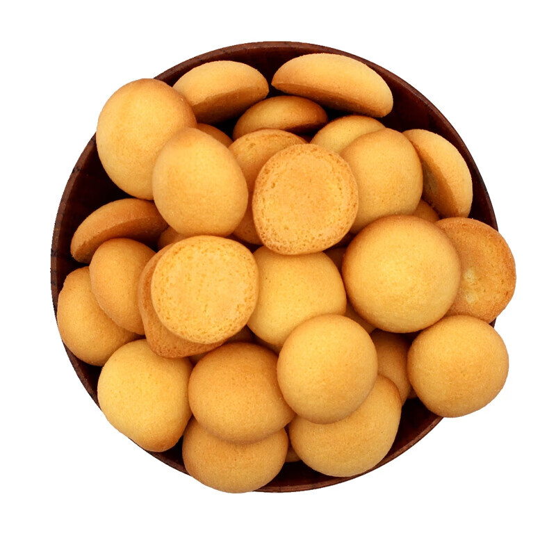 虎钢馋蛋圆饼干蛋黄酥鸡蛋饼干儿童宝宝小零食杏元饼干鸡蛋煎果250g