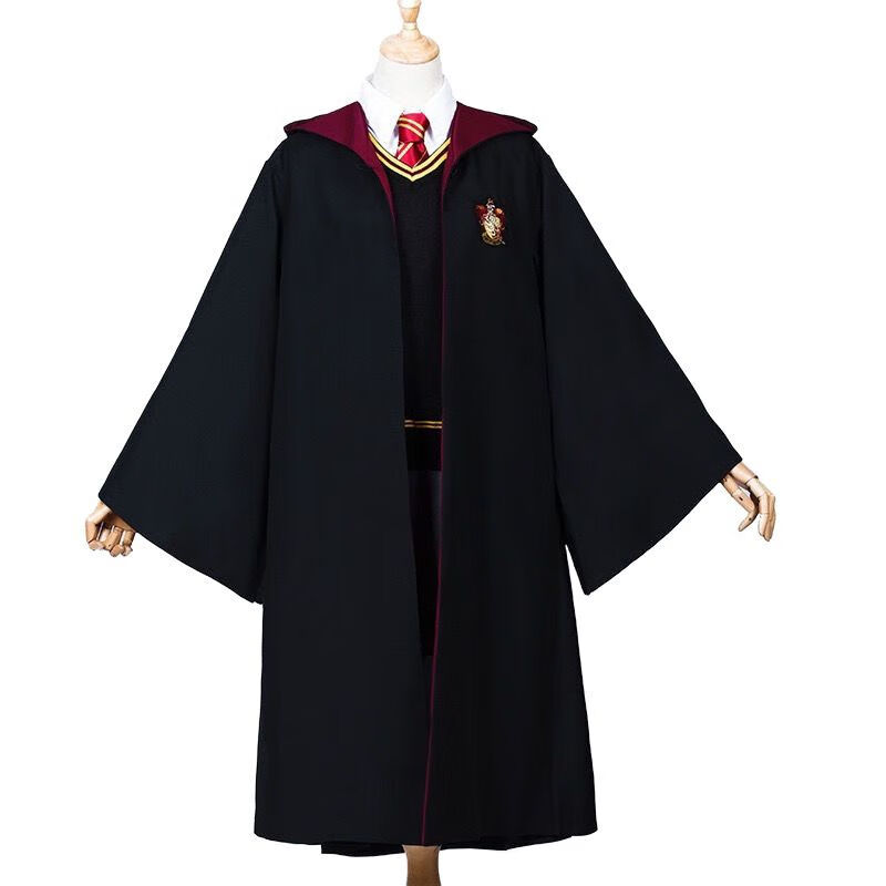 全套衣服 魔法袍学院长袍巫师袍魔法袍校服cos服装 usj格兰芬多魔法袍