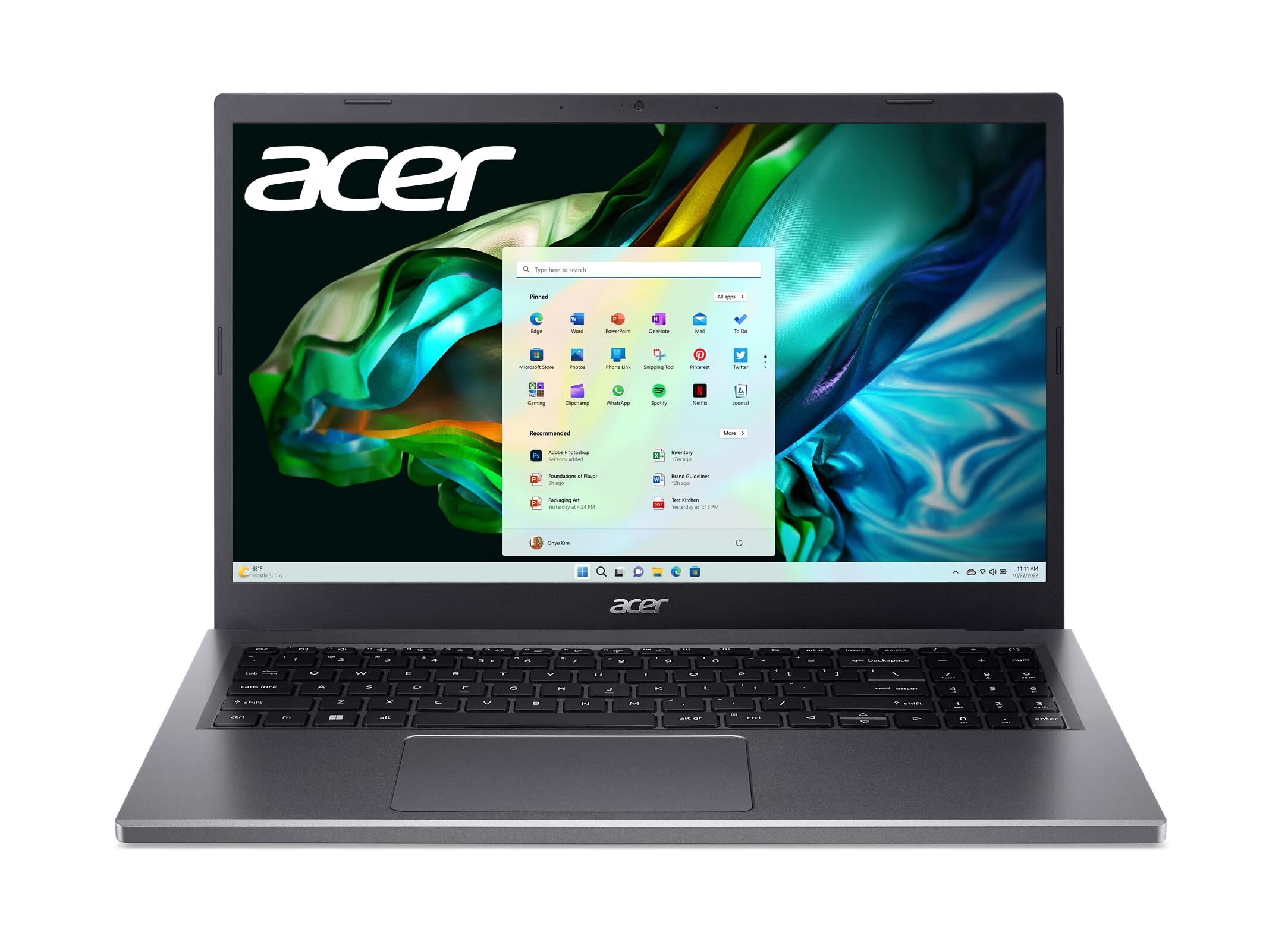 acer 宏碁 aspire 5 15 15.6英寸 512GB Intel Core i5 16GB 灰色
