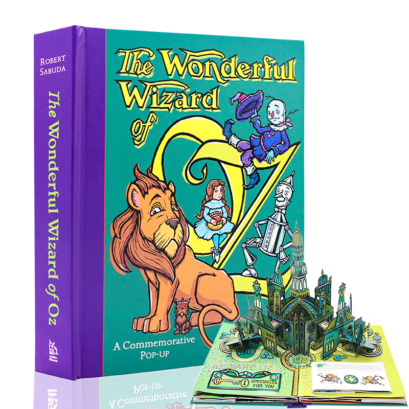 英文原版绘本 绿野仙踪3D立体书 The Wonderful Wizard Of OZ 儿童节礼物pop up立体书趣味英语童话故事绘本图画书