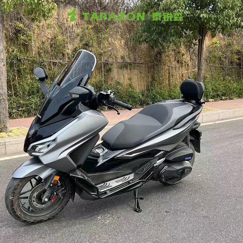 泰锐森本田佛沙nss350后靠背后座椅靠垫扶手靠背不锈钢护杠脚踏板改装