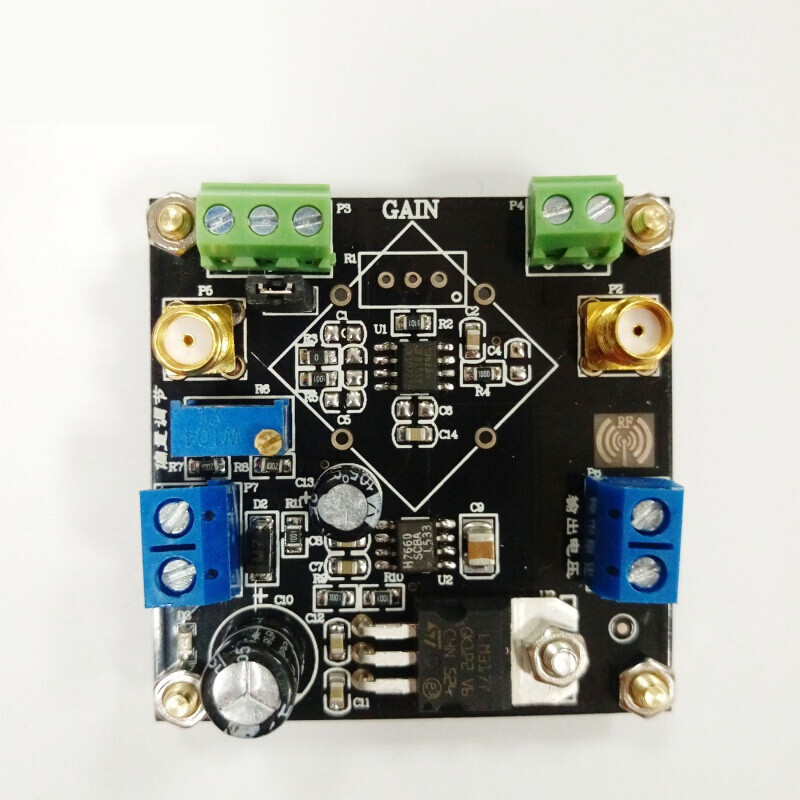 仪表放大器 ad623电压放大器模块可调 单电源 单端2f差分 微小信号
