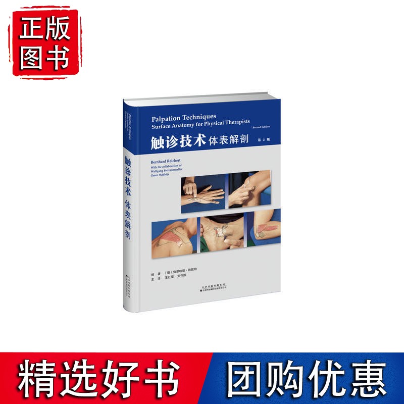 【正版】触诊技术：体表解剖