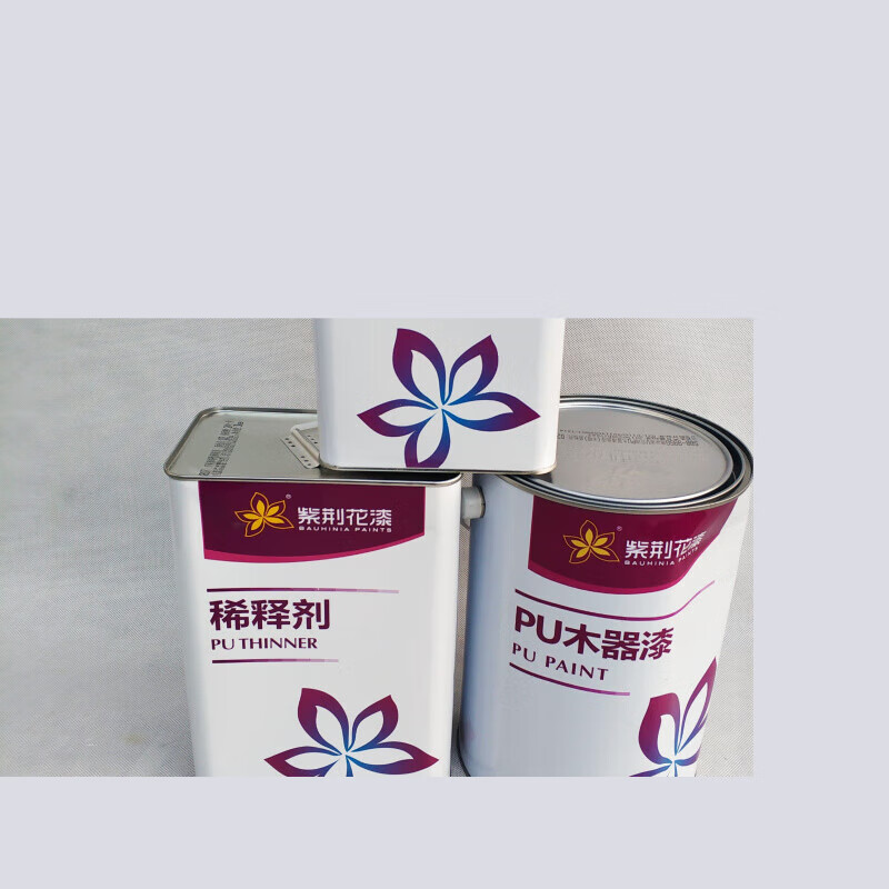迈恻亦 紫荆花惠涂丽木器漆油漆清漆家具翻新白漆半哑聚酯油性漆透明