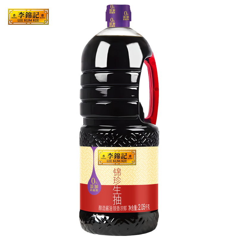 李锦记;LEE KUM KEE李锦记锦珍生抽酱油老抽2.05kg 酱油 2.05kg 酱油 2.05kg