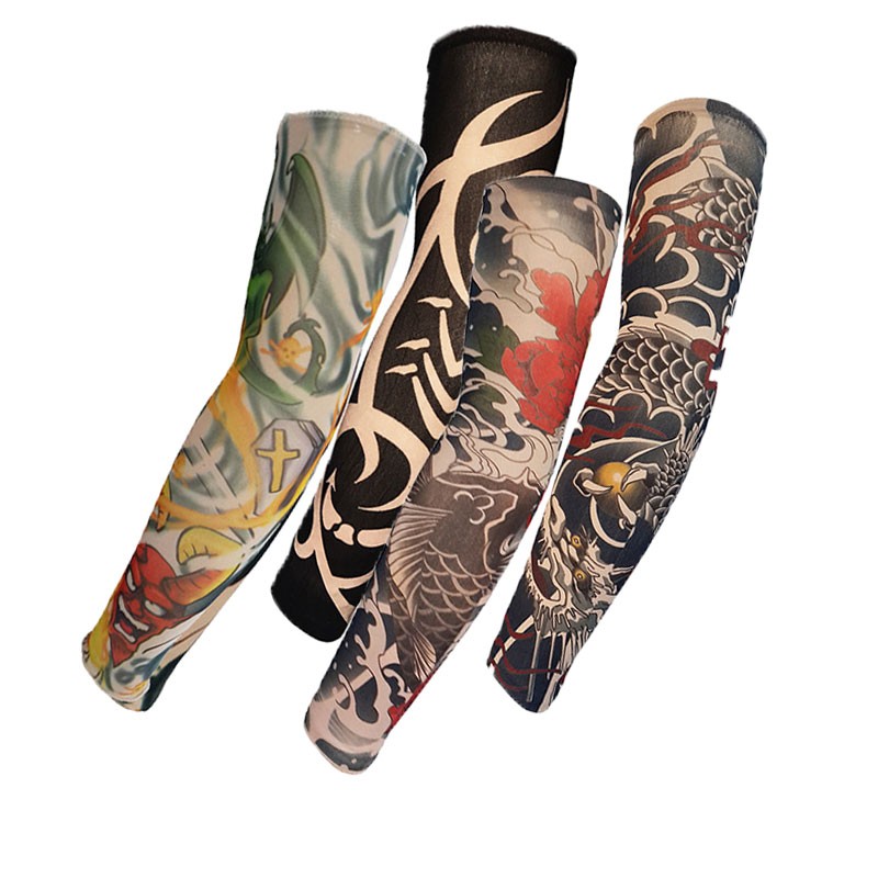 八爪蜘蛛【2只】袖套男夏季户外遮阳防晒套袖骑行护臂纹身袖套手臂套