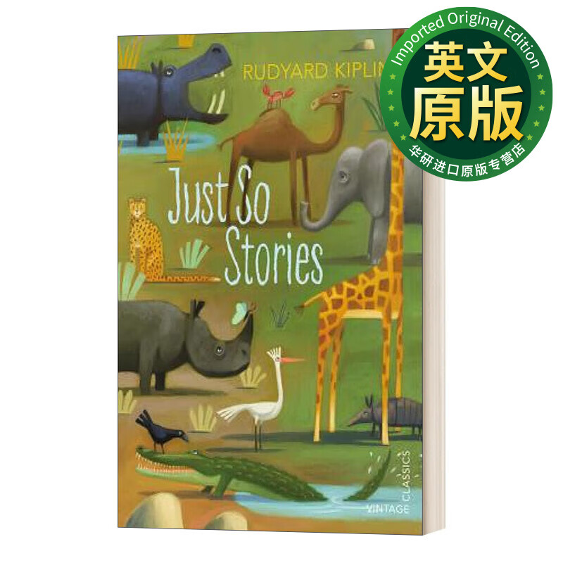 原来如此 英文原版 just so stories 英文版 讲给孩子们的故事 吉卜林