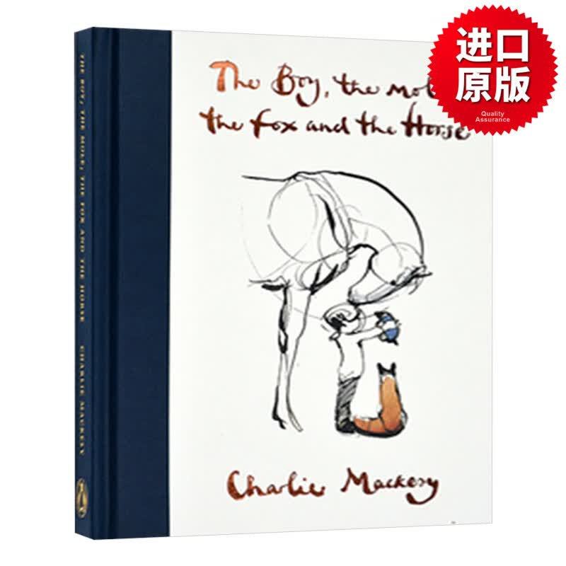 男孩 鼹鼠 狐狸和马 爱与生命的治愈绘本 The Boy The Mole The Fox and The Horse 英文原版儿童读物 查理麦克西Charlie Mackesy