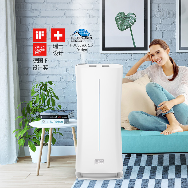 斯泰得乐（Stadler Form）超声波空气加湿器家用卧室轻音孕妇婴儿大容量香薰加湿Eva Eva大号- 550mL/h