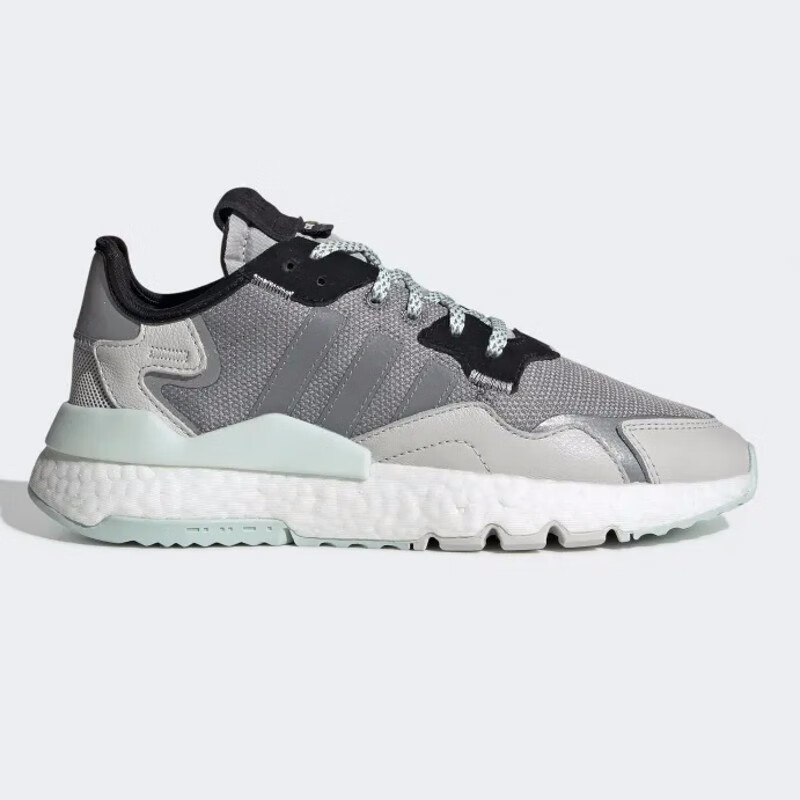 阿迪达斯 adidas nite jogger 三叶草女士3m反光复古休闲舒适慢跑鞋