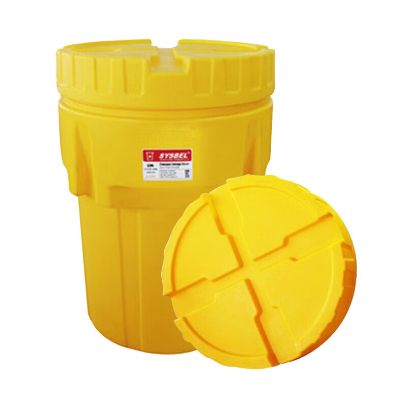 西斯贝尔SYSBEL SYD950 泄漏应急处理桶 360L防漏防腐蚀聚乙烯材质 95GAL黄色 1台装