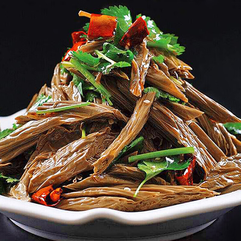 虎钢馋河源客家黑豆腐竹黑腐竹豆腐皮干货特产手工农家自制素食凉拌