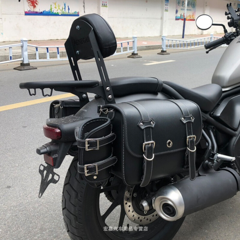 珊艺适用本田叛逆者cm300帆布包边包边箱复古改装配件 cm300专用包1套