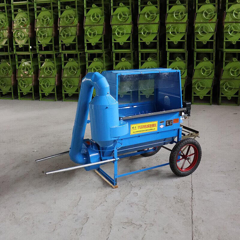 螺丝侠新型水稻打谷机高梁脱粒机收割机小型家用机器收谷机小麦打禾
