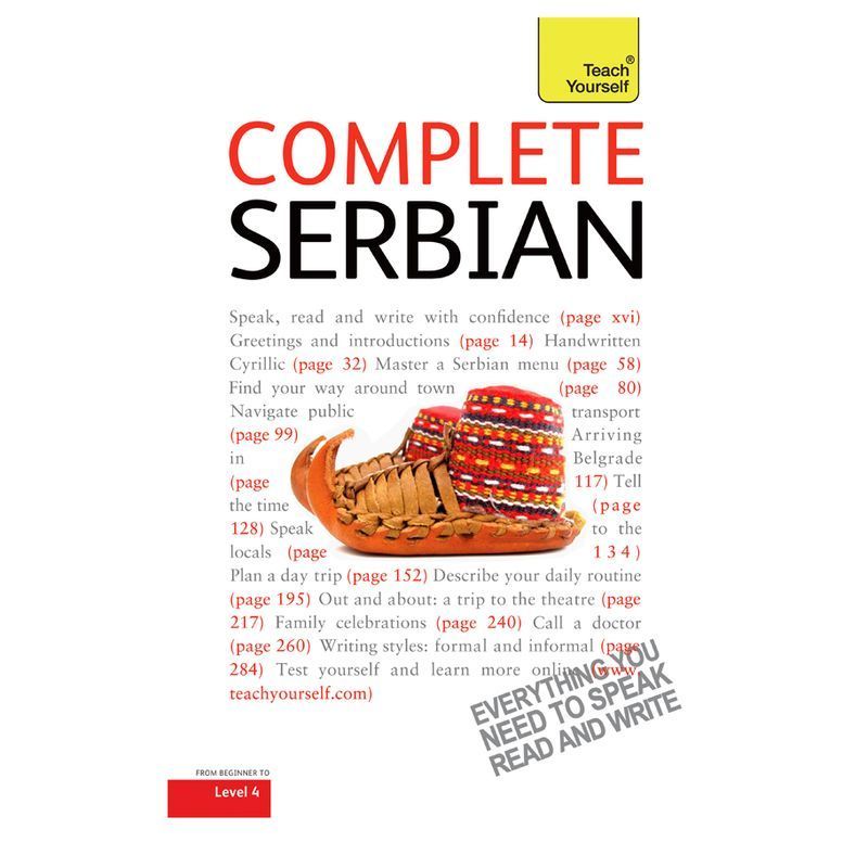 自学塞尔维亚语入门教程/基础会话口语教材complete serbian
