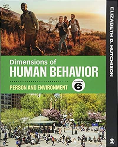 预订dimensions of human behavior: person and environ