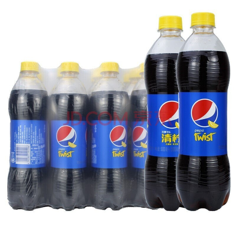 百事可乐百事可乐碳酸汽水500ml青柠味饮料饮品学生宿舍办公室饮品 12