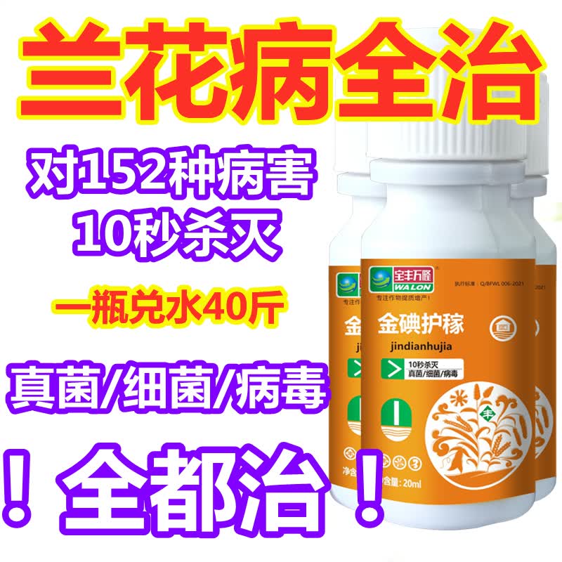 兰花杀菌剂兰花专用药软腐病茎腐病根腐病兰花病全治病毒细菌真菌