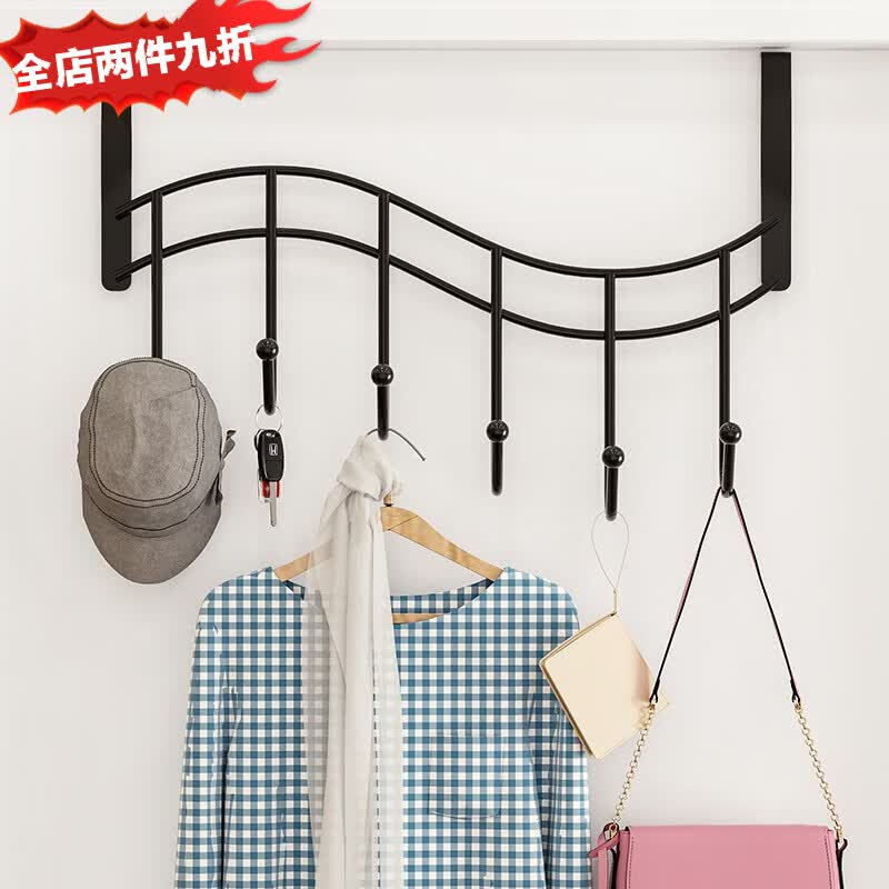 小媳妇 门后挂钩衣架 衣服神器免打孔墙上置物架卧室门上壁挂收纳衣帽架 颜色随机【单只装】使用感如何?