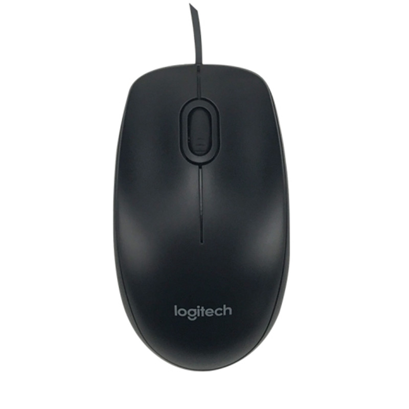 罗技Logitech  M90 有线USB鼠标 办公笔记本台式机家用U口鼠标 黑色 1个