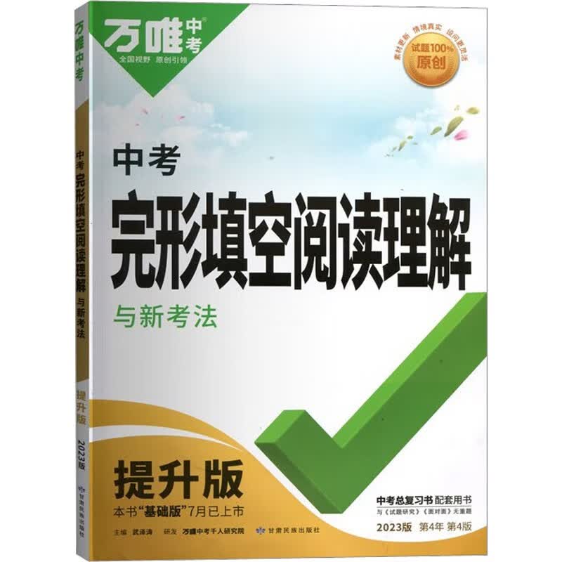 23中考完形填空阅读理解提升版