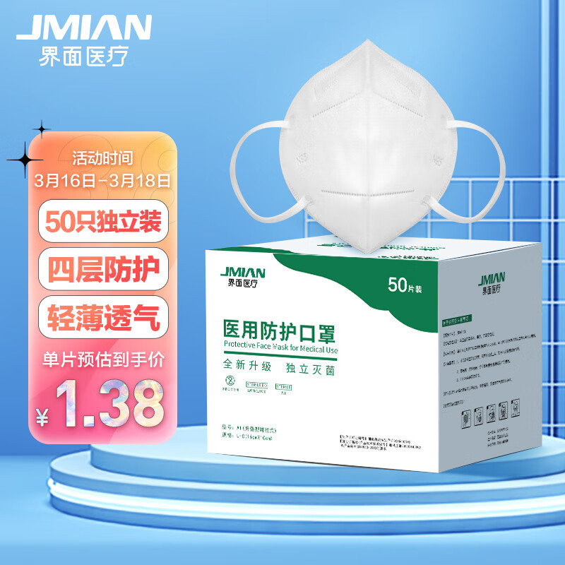 界面口罩价格走势及评测