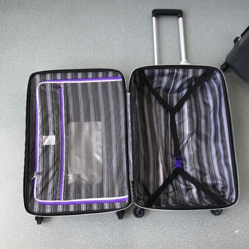 斯多朴碳纤维行李箱结实轻便超轻超万向轮拉杆箱20英寸登机20行李箱 白色 20寸