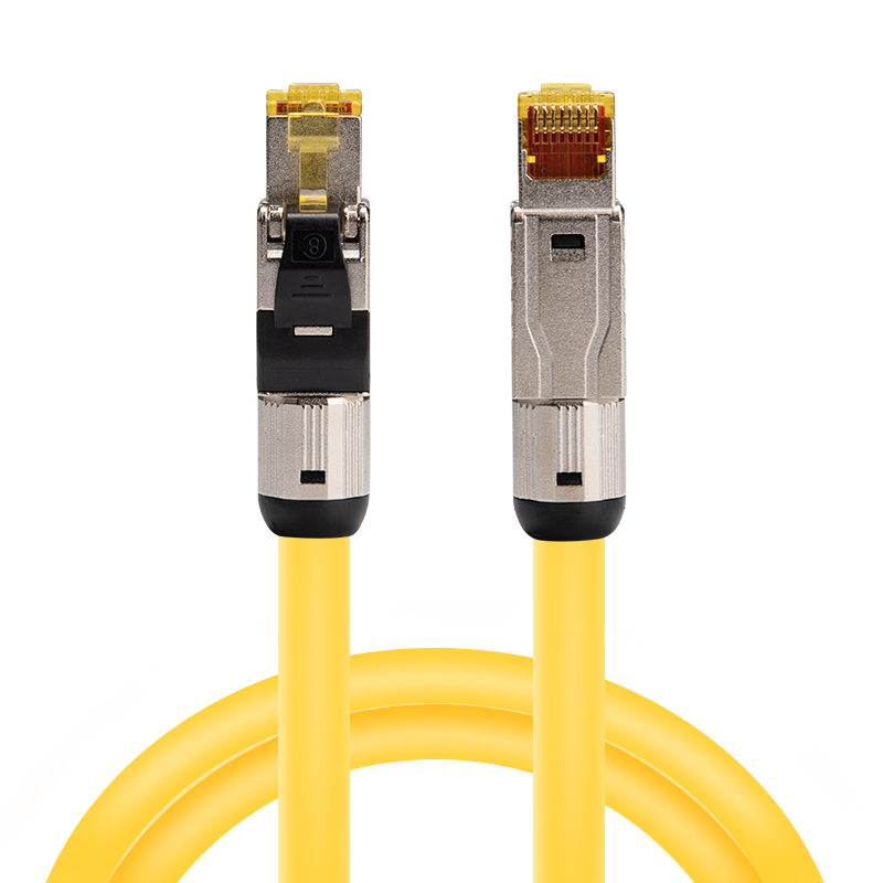 联格威朗 （Linkwylan）八类网线高端定制【40G与光纤同步】 游戏电竞工程家用纯铜8芯双绞线 顺丰-八类网线延长线（公对母） 2米