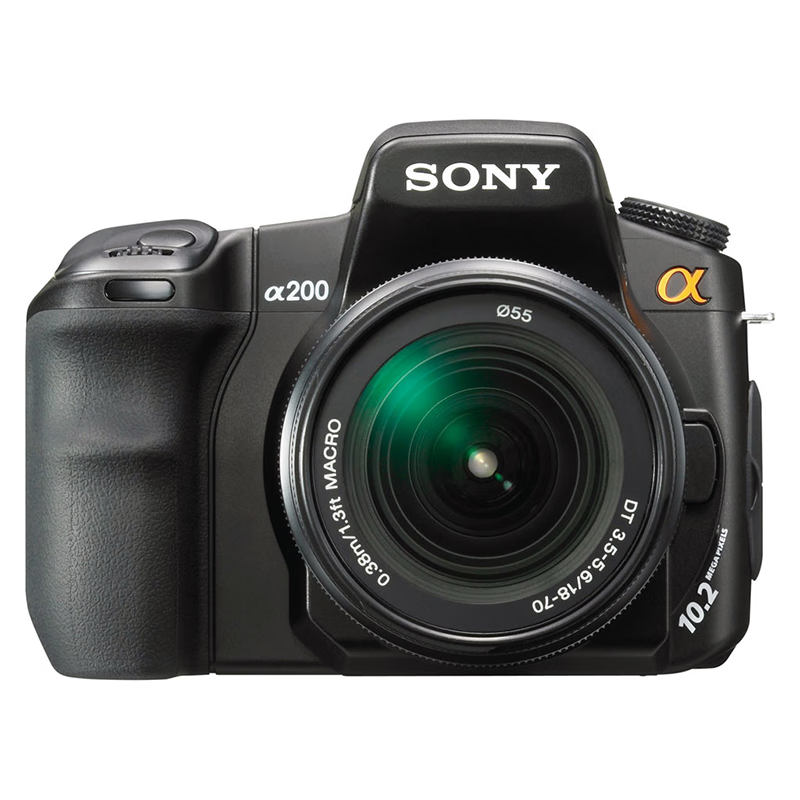 索尼Sony a350/230/290/300/330/a200/450/580 索尼二手单反相机 索尼单反a200 18-70索尼镜头 套机(镜头95新) 99新(机身)