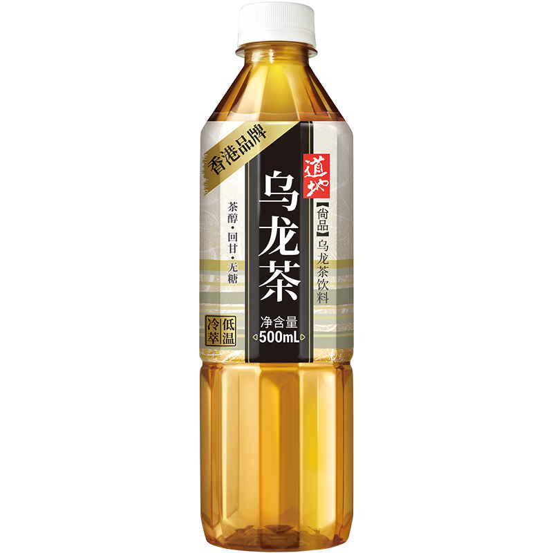 创宙 道地（TAO-TI）尚品系列 乌龙茶0糖0卡0脂肪0热量乌龙茶无糖饮料 500ml*15瓶整箱