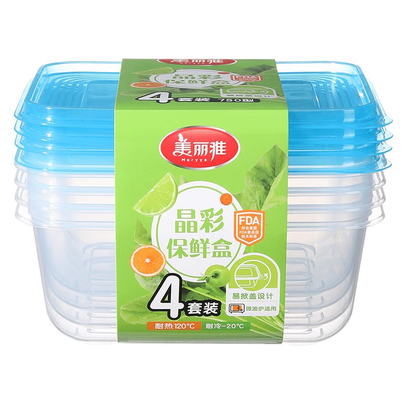 ������ 750ml�ܷⱣ�ʺ� ��Яʽ���� ΢���䶳���� 4��װ 23.76Ԫ��3��(��7.92Ԫ/��)