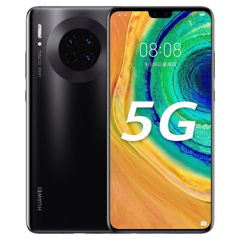 HUAWEI 华为 Mate 30 5G手机 8GB+128GB 亮黑色